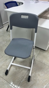 Стул пластик (К) серый 