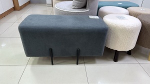 Пуф Паула (Dream Grafit), опора пуф бол. черный