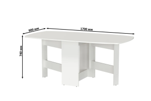 Стол книжка белый