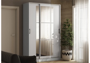 шкаф-купе стиль-2 1400 белый